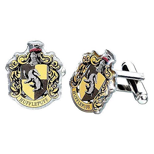 Harry Potter - Hufflepuff Crest Cufflink Set von Harry Potter