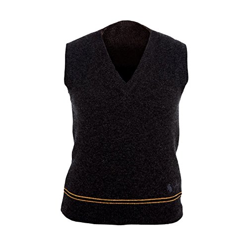 Harry Potter Hufflepuff Hogwarts Pullunder Weste direkt vom Filmausstatter made in Schottland Lammwolle - XL von Harry Potter