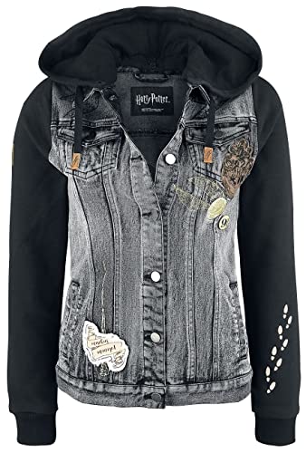 Harry Potter I Solemnly Swear Frauen Jeansjacke black denim 3XL von Harry Potter