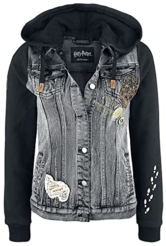 Harry Potter I Solemnly Swear Frauen Jeansjacke black denim L von Harry Potter