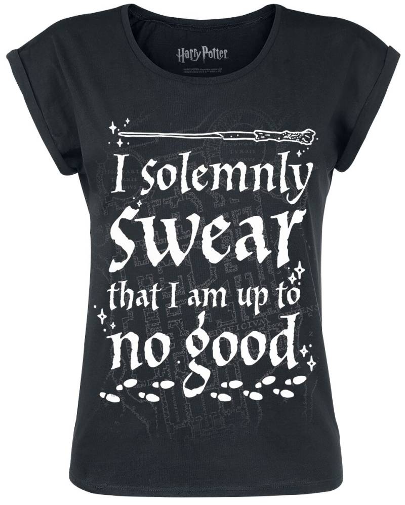 Harry Potter I Solemnly Swear T-Shirt schwarz in XL von Harry Potter