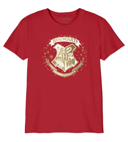 HARRY POTTER Jungen Bohapomts157 T-Shirt, rot, 14 Jahre von Harry Potter