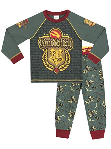 Harry Potter Jungen Schlafanzug Quidditch Mehrfarbig 122 von Harry Potter