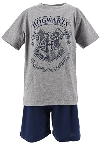 Harry Potter Jungen Kurz Pyjama Schlafanzug (Grau,10 Jahre) von Harry Potter