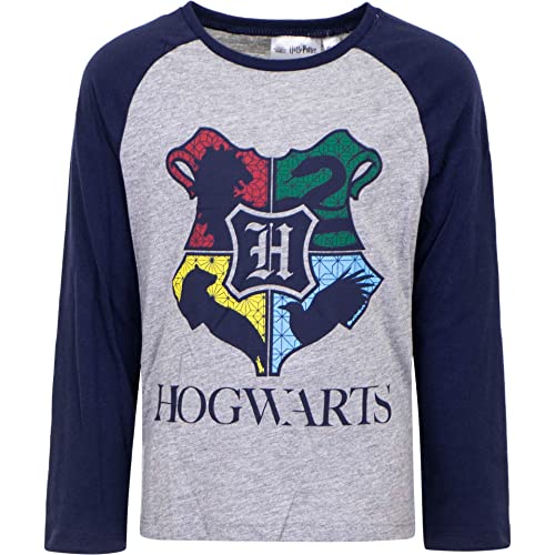 Harry Potter Jungen Langarmshirt (Grau,8 Jahre) von Harry Potter