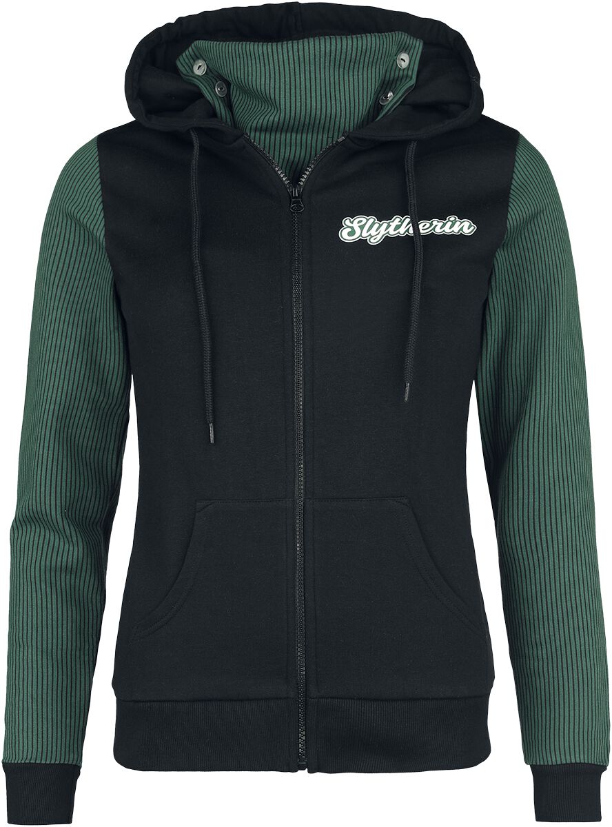 Harry Potter Kapuzenjacke - Slytherin - S bis XXL - für Damen - Größe S - schwarz/grün  - EMP exklusives Merchandise! von Harry Potter