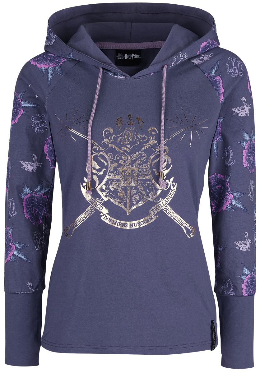 Harry Potter Kapuzenpullover - Hogwart's Crest - XS bis 5XL - für Damen - Größe 3XL - lila  - EMP exklusives Merchandise! von Harry Potter