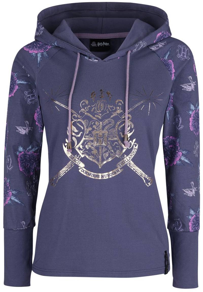 Harry Potter Kapuzenpullover - Hogwart's Crest - XXL bis 5XL - für Damen - Größe 3XL - lila  - EMP exklusives Merchandise! von Harry Potter