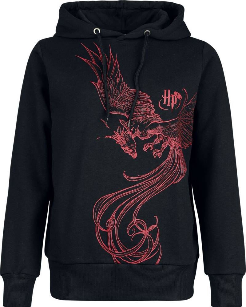 Harry Potter Kapuzenpullover - Phoenix - S bis 3XL - für Damen - Größe 3XL - schwarz  - EMP exklusives Merchandise! von Harry Potter