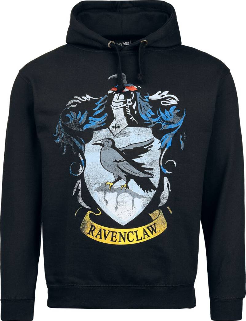 Harry Potter Kapuzenpullover - Ravenclaw - S bis XXL - für Männer - Größe M - schwarz  - Lizenzierter Fanartikel von Harry Potter