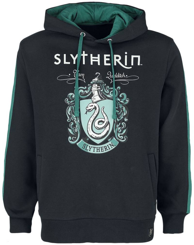 Harry Potter Kapuzenpullover - Slytherin - S bis XXL - für Männer - Größe XXL - multicolor  - Lizenzierter Fanartikel von Harry Potter