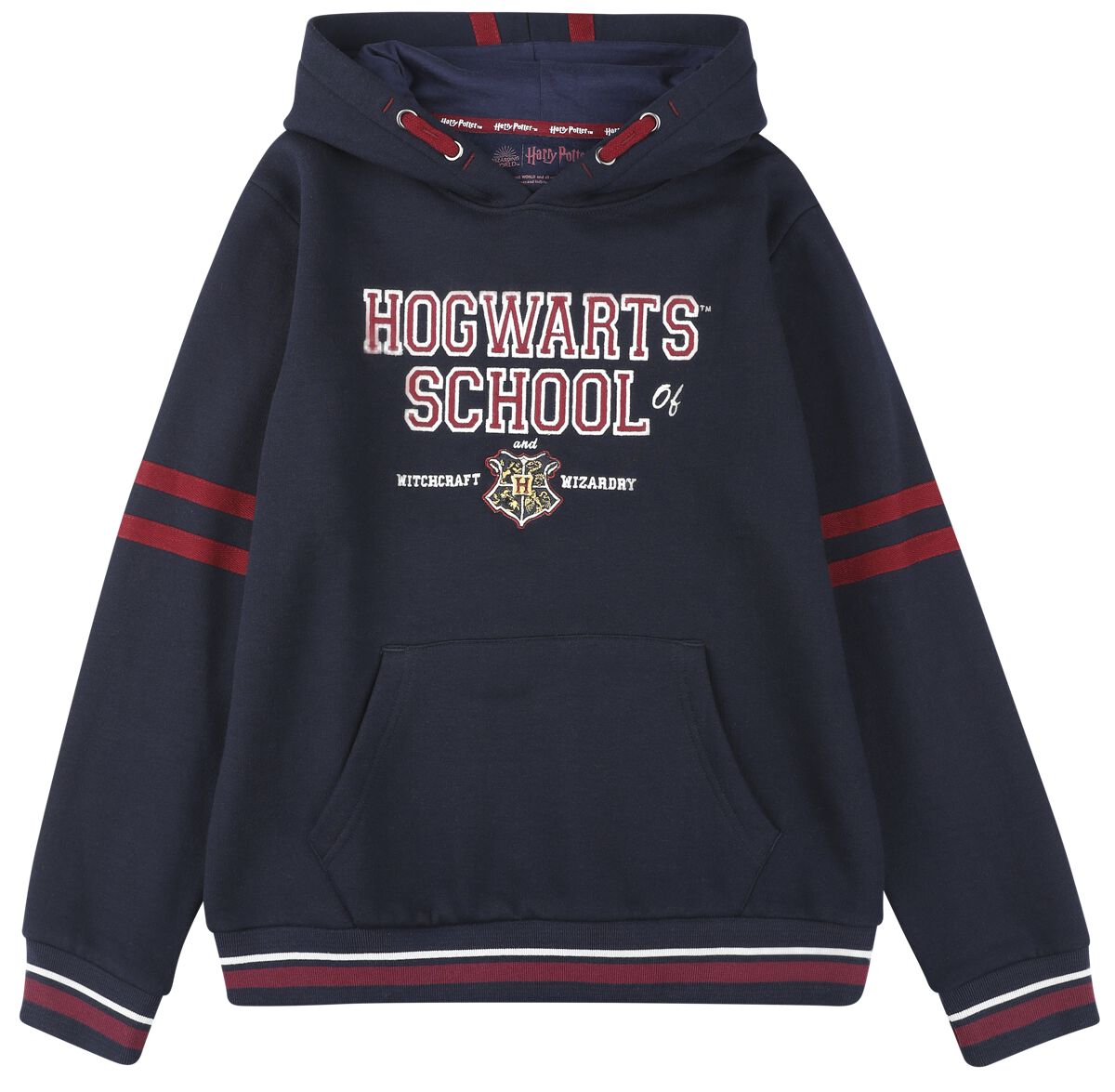 Harry Potter Kapuzenpullover für Kinder - Kids - Hogwarts School - für Mädchen & Jungen - multicolor  - Lizenzierter Fanartikel von Harry Potter