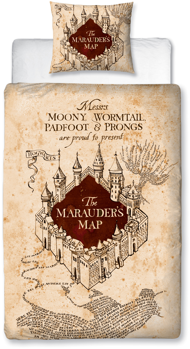 Harry Potter - Karte des Rumtreibers - Bettwäsche - multicolor - EMP Exklusiv! von Harry Potter