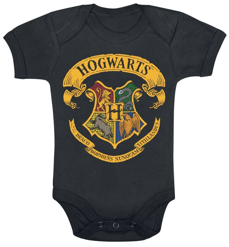 Harry Potter Kids - Hogwart's Crest Body schwarz in 74/80 von Harry Potter