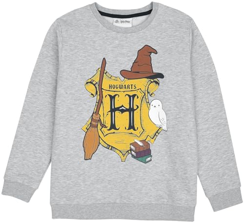 Harry Potter Kids - Hogwarts Frauen Sweatshirt grau 110/116 von Harry Potter