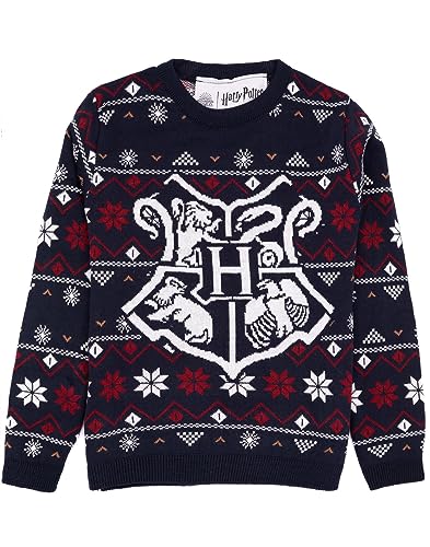 Harry Potter Kids Weihnachtsspringer Jungen Mädchen gestrickt Faireisle Pullover 11-12 Jahre von Harry Potter