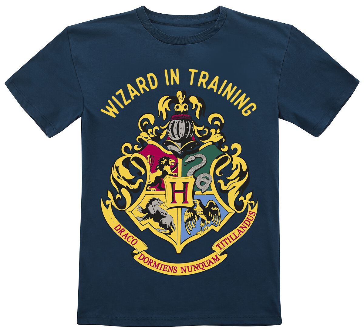 Harry Potter Kids - Wizard In Training T-Shirt dunkelblau in 164 von Harry Potter