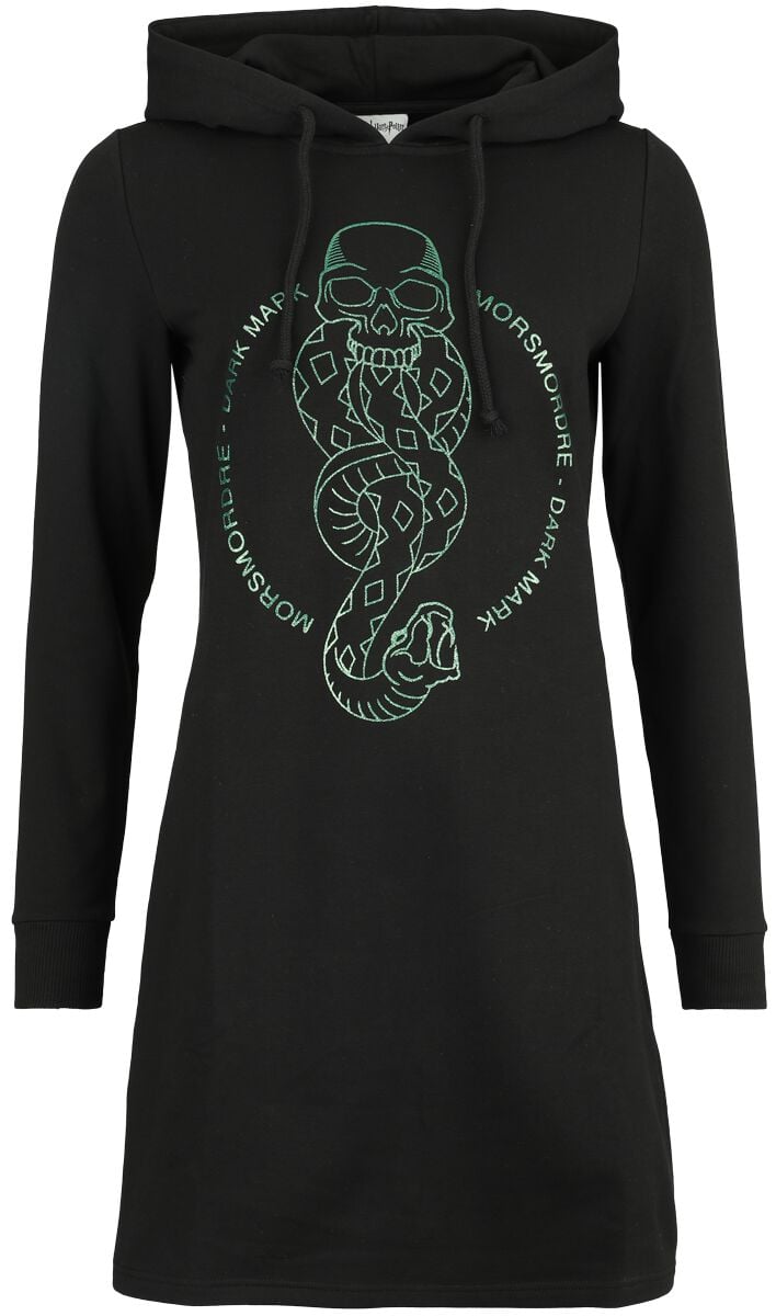 Harry Potter Kleid knielang - Dark Mark - S - für Damen - Größe S - schwarz  - EMP exklusives Merchandise! von Harry Potter