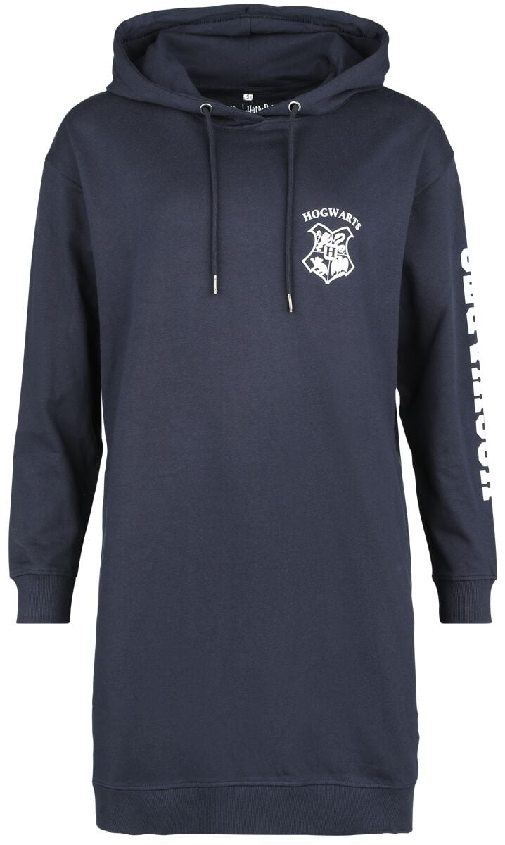 Harry Potter Kleid knielang - Hogwarts School - S bis XL - für Damen - Größe L - blau  - Lizenzierter Fanartikel von Harry Potter