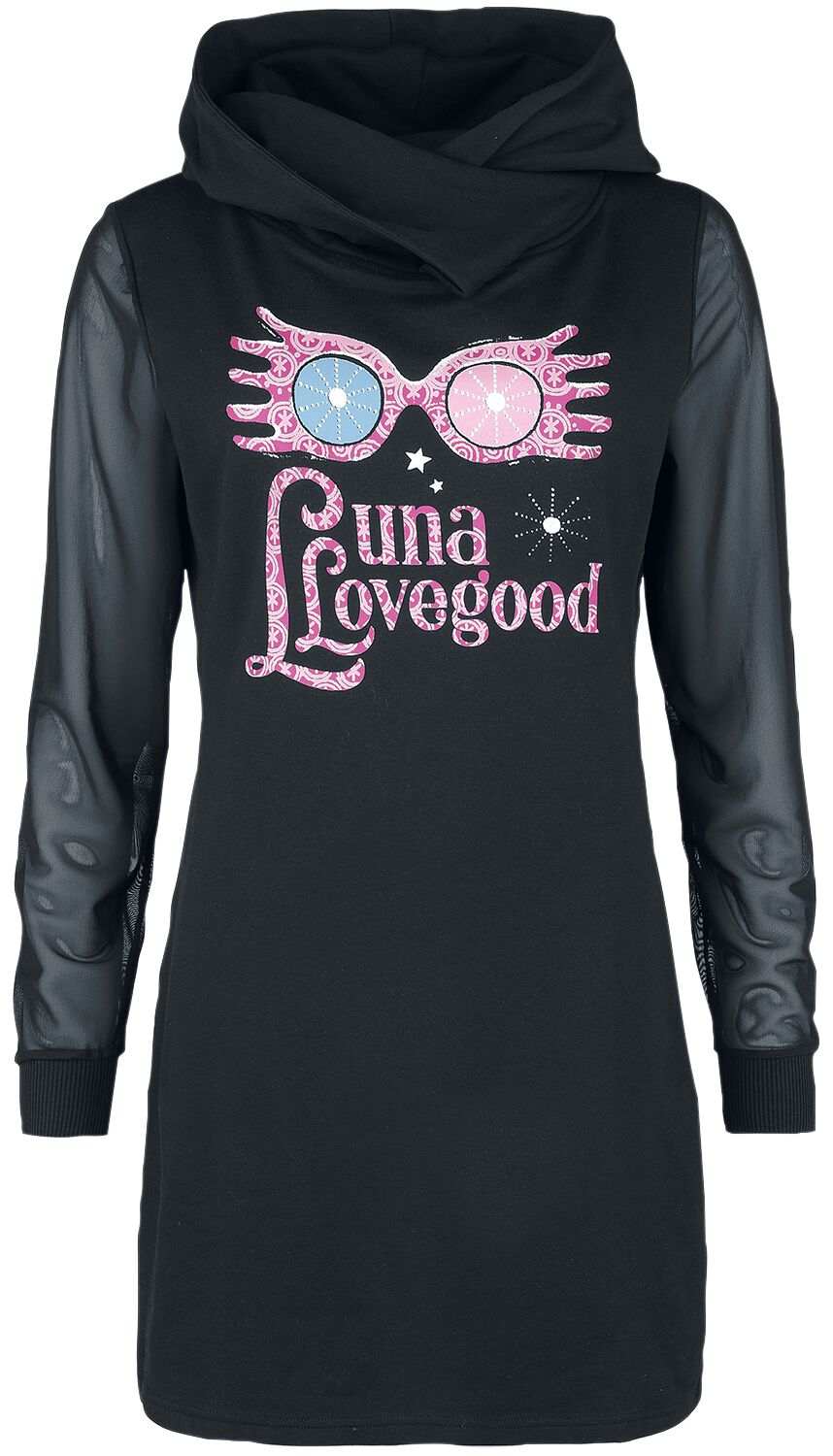 Harry Potter Kleid knielang - Luna Lovegood - M - für Damen - Größe M - schwarz  - EMP exklusives Merchandise! von Harry Potter