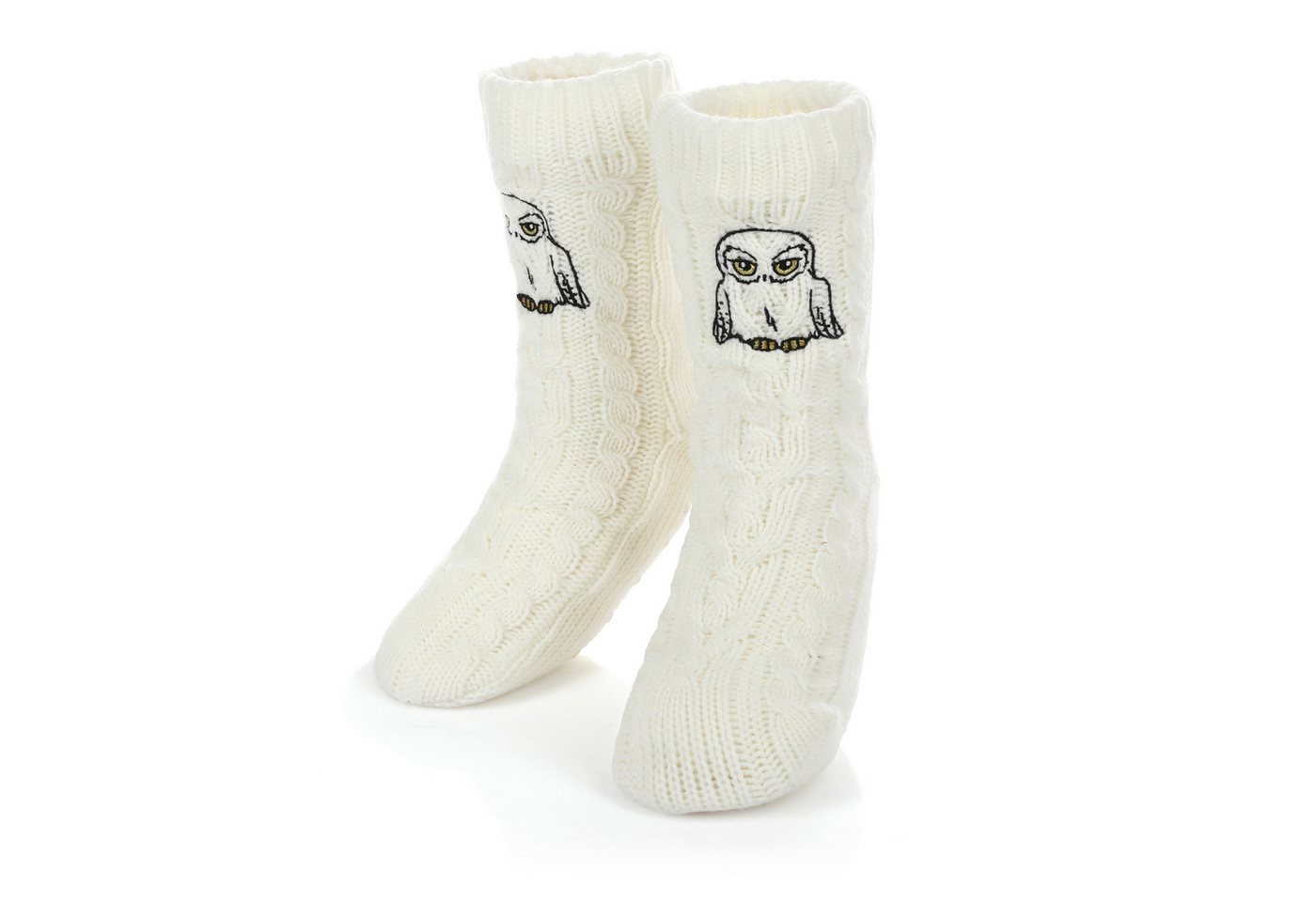 Harry Potter Komfortsocken Kuschelsocken Hedwig Weiß Flauschige Stoppersocken für Damen und Erwachsene von Harry Potter