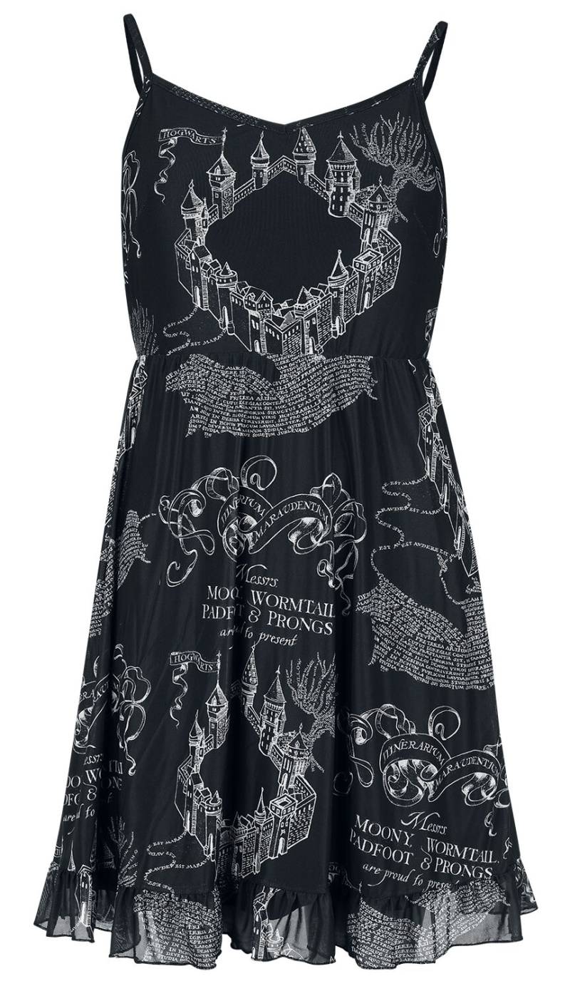 Harry Potter Kurzes Kleid - Marauder's map - M bis XXL - für Damen - Größe L - multicolor  - EMP exklusives Merchandise! von Harry Potter