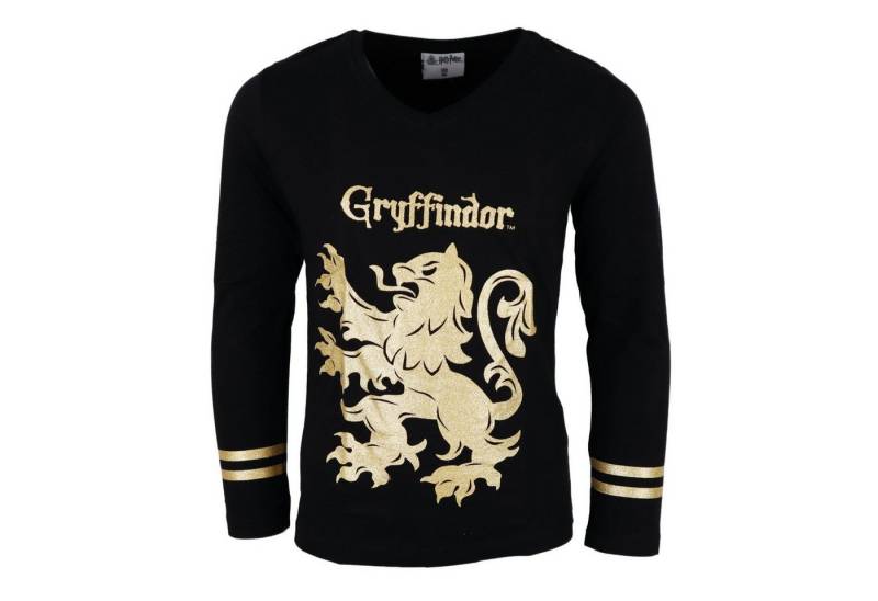 Harry Potter Langarmshirt Harry Potter Gryffindor Gold Kinder Jugend Shirt Gr. 134 bis 164 von Harry Potter