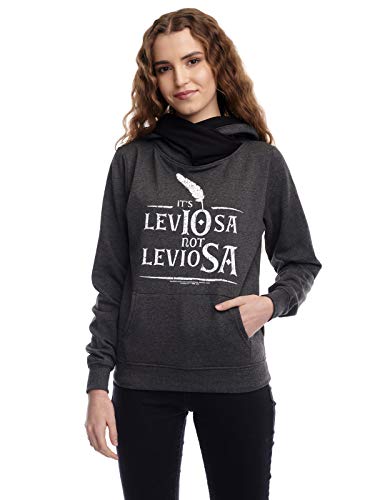 Harry Potter Leviosa Damen Schalkragenpullover, Größe:XXL von Harry Potter