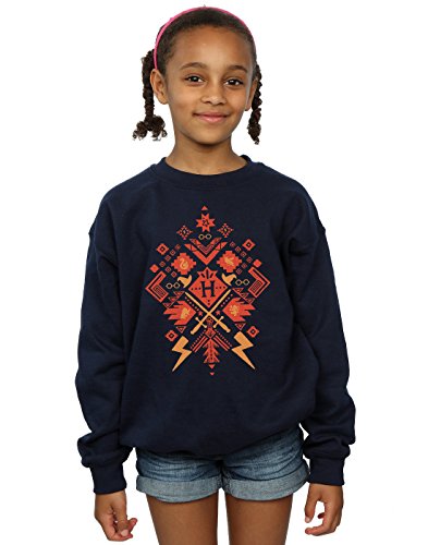 Harry Potter Mädchen Christmas Fair Isle Sweatshirt 9-11 Years Marine Harry Potter Mädchen Christmas Fair Isle Sweatshirt 9-11 Years Marine von Harry Potter