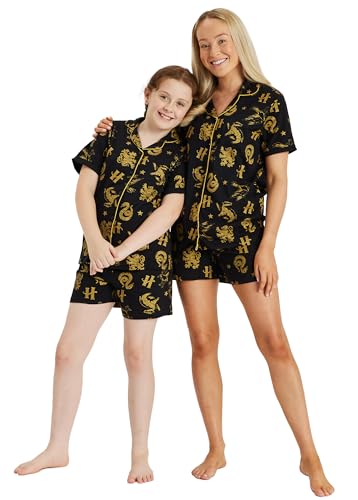 Harry Potter Mädchen Damen Familien-Pyjama Mini Me Button Kragen PJs, Ladies, 16-18 von Harry Potter