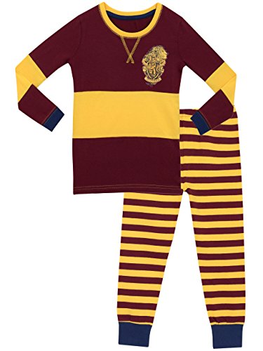 Harry Potter Mädchen Gryffindor Schlafanzug Slim Fit Mehrfarbig 134 von Harry Potter