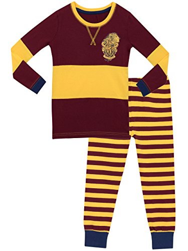 Harry Potter Mädchen Gryffindor Schlafanzug Slim Fit Mehrfarbig 152 von Harry Potter