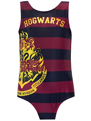 Harry Potter Mädchen Hogwarts Badeanzug Mehrfarbig 122 von Harry Potter