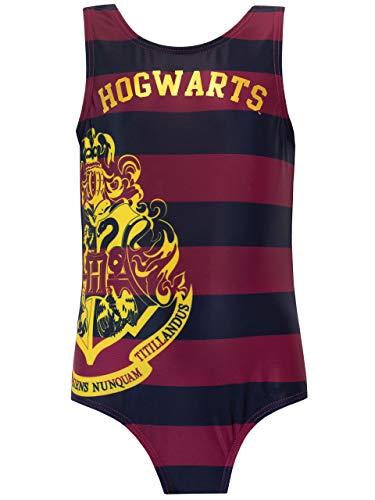 Harry Potter Mädchen Hogwarts Badeanzug Mehrfarbig 134 von Harry Potter