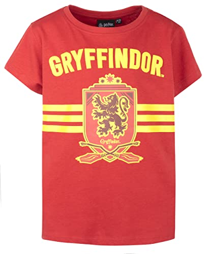 Harry Potter - Mädchen Kleidung - Rotes Tshirt Kinder Mädchen - Crop Tops Kinder Crop Top/T-Shirt - Gryffindor - Alter 9/10 von Harry Potter