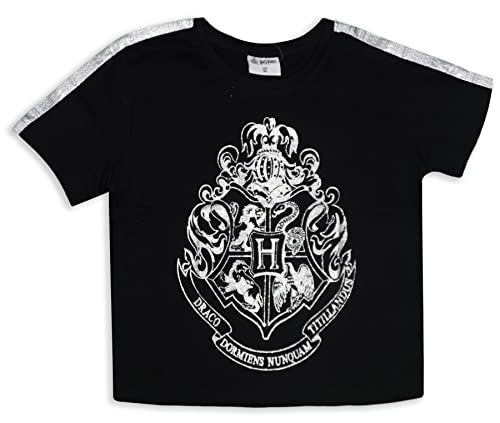 Harry Potter Mädchen Kurze Ärmel T Shirt (Schwarz,11 Jahre) von Harry Potter