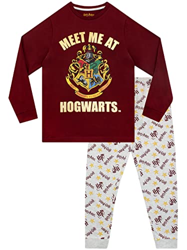 Harry Potter Mädchen Schlafanzug Mehrfarbig 140 von Harry Potter