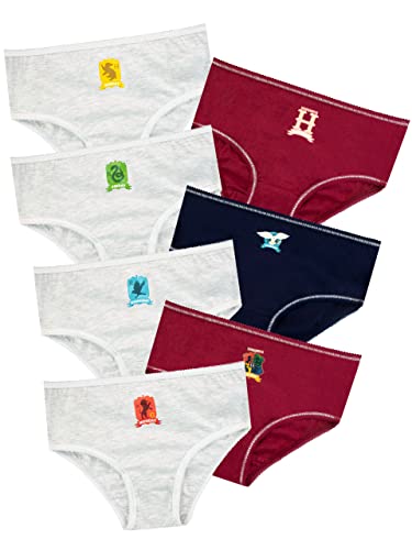 Harry Potter Mädchen Unterwäsche Packung mit 7 Mehrfarbig 122 von Harry Potter