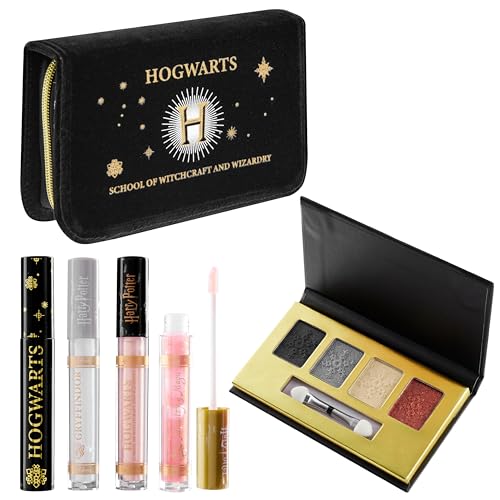 Harry Potter Make Up Set für Mädchen Teenager Frauen - Schminke Set mit Kosmetiktasche (Schwarzes Hogwarts) von Harry Potter