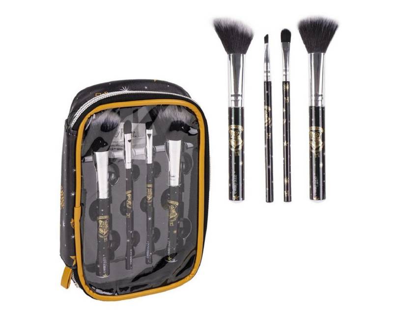 Harry Potter Make-up Set Make-up Pinselset – 4-teilig mit praktischer Kosmetiktasche von Harry Potter