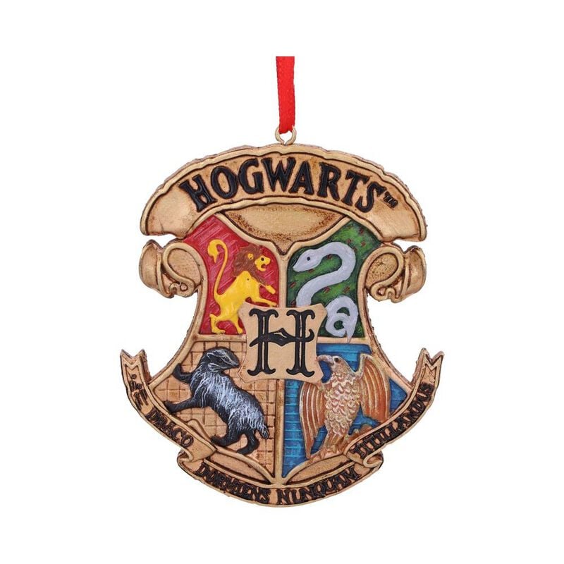 Harry Potter Nemesis Now - Hogwarts Crest Weihnachtskugeln multicolor von Harry Potter