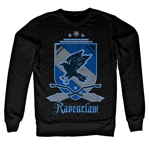 Harry Potter Offizielles Lizenzprodukt Inked Ravenclaw Sweatshirt (Schwarz) Medium von Harry Potter