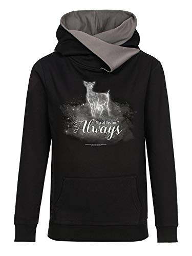 Harry Potter Patronus Damen Schalkragenpullover, Größe:4XL von Harry Potter