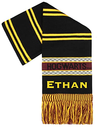 Harry Potter - Personalisierter Kinderschal - Wollschal - Einheitsgröße - Offizieller Merchandise-Artikel, Schwarz , One size von Harry Potter