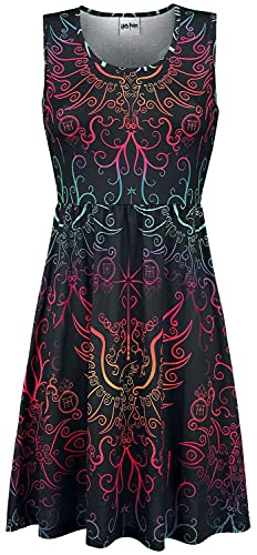 Harry Potter Phönix Frauen Mittellanges Kleid Multicolor L von Harry Potter