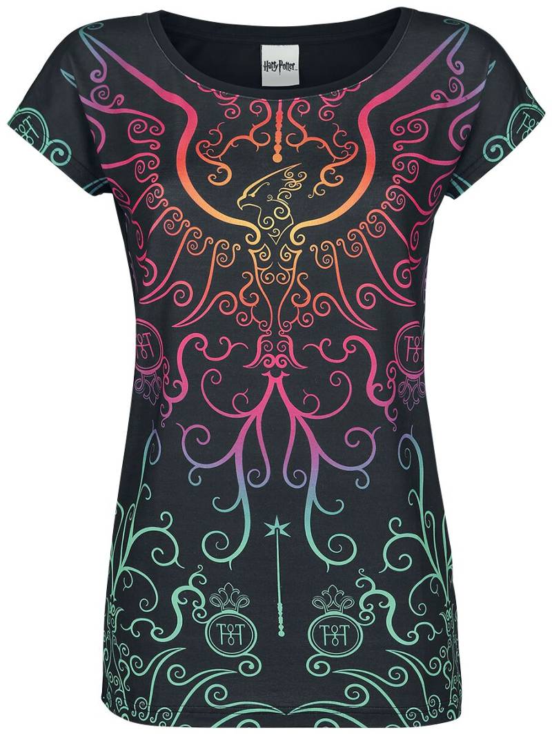 Harry Potter Phönix T-Shirt schwarz in S von Harry Potter