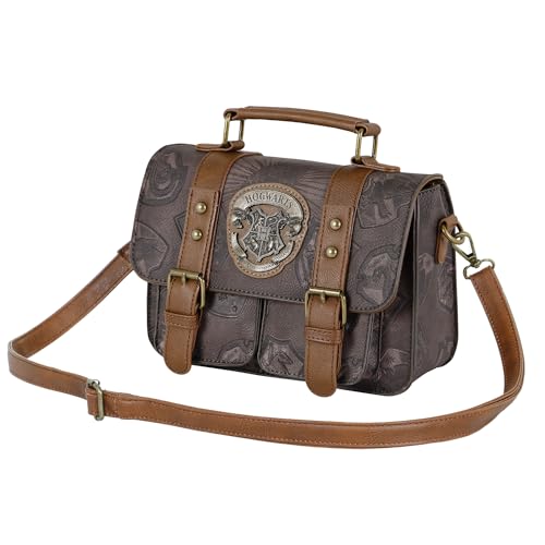 Harry Potter Pride-Kleiner Satchel Umhängetasche, Braun, 23 x 19 cm von Harry Potter