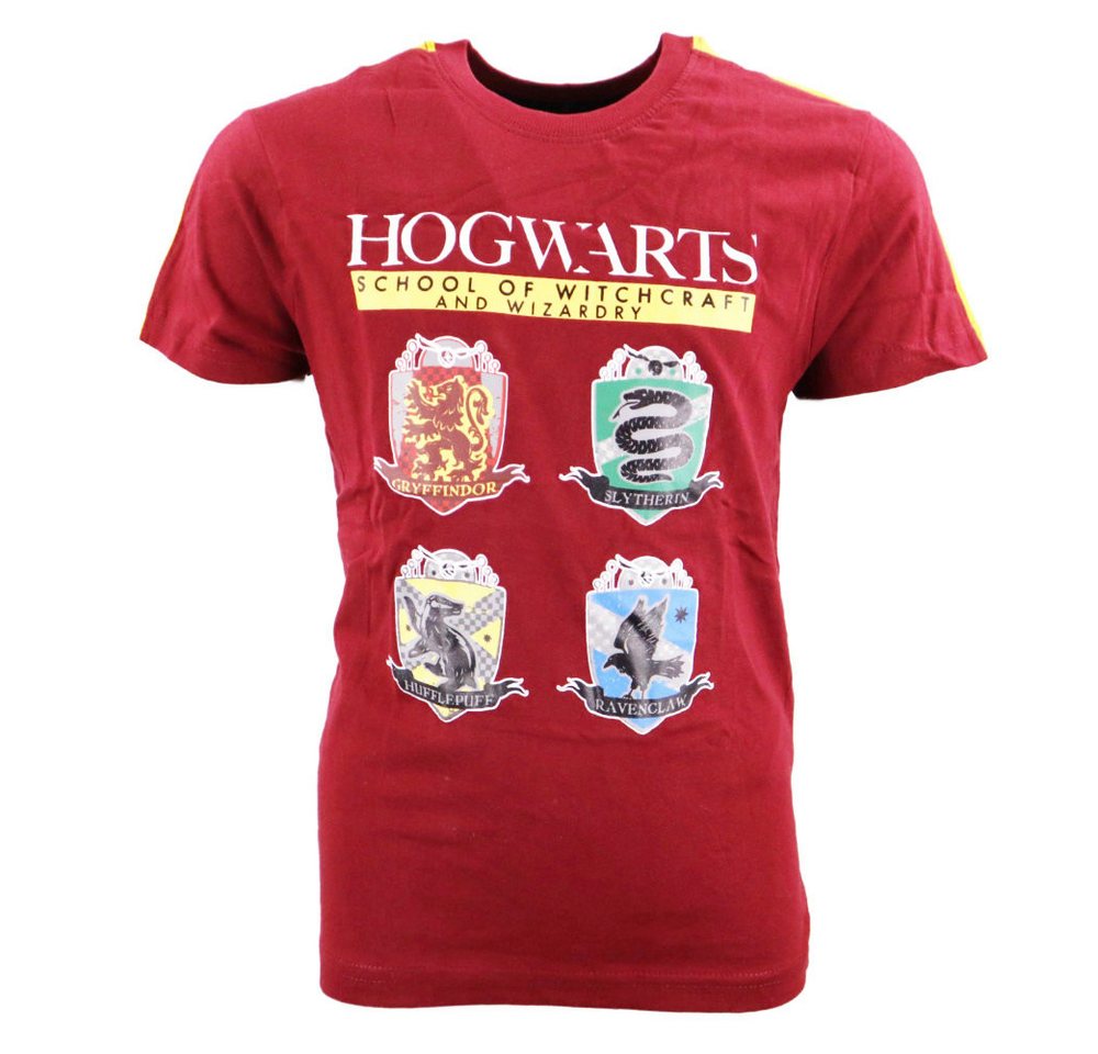 Harry Potter Print-Shirt Harry Potter Hogwarts Gryffindor Mädchen T-Shirt Shirt Gr. 134-152 Baumwolle von Harry Potter