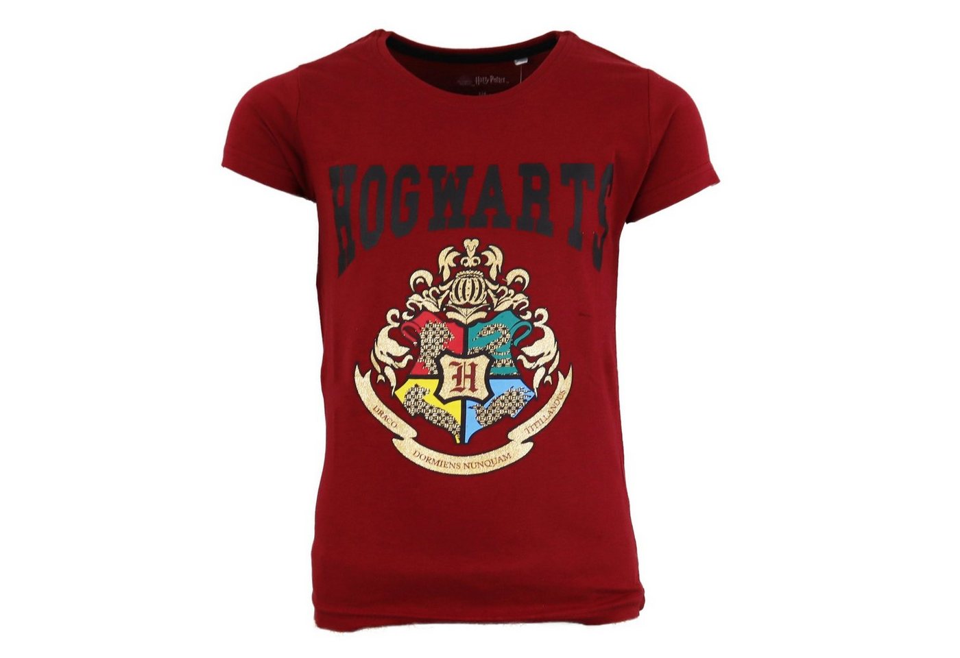 Harry Potter Print-Shirt Harry Potter Hogwarts Kinder Jugend T-Shirt Gr. 134 bis 164, 100% Baumwolle, Braun oder Weiß von Harry Potter