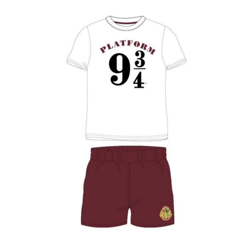Harry Potter Pyjama Harry Potter Kurz-Pyjama „9 3/4“, Kinder, Gr. 134-164 (Set, 2 tlg) von Harry Potter